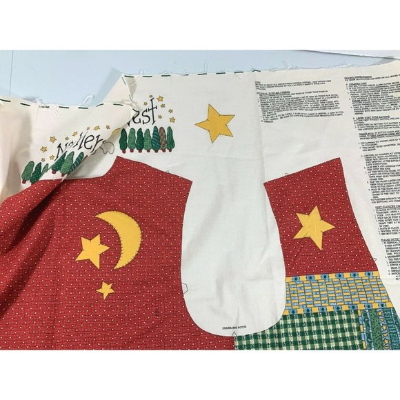 Northern Woods Vest Fabric Panel Sewing Pattern New Cut & Sew One Size Barn Farm - Picture 6 of 11